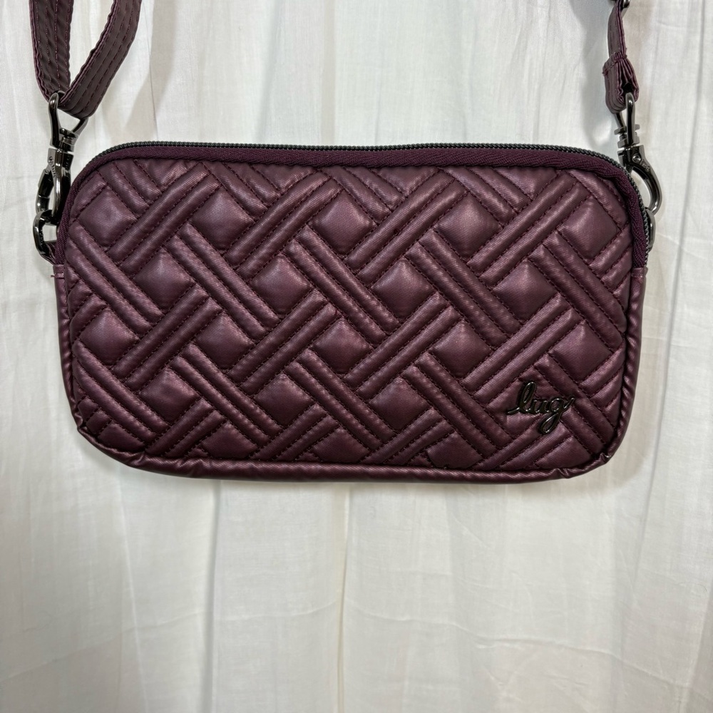Lug‎ Coupe XL Crossbody Belt Shoulder Bag Purple 
Eggplant
